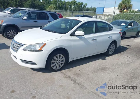 2015 Nissan Sentra S z USA, uszkodzony, nr VIN 3N1AB7AP1FY374296